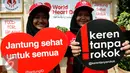 Pengunjung saat menghadiri acara bazar dan promosi 'Food for Heart', Jakarta, Minggu (27/9/2015). Acara tersebut digelar dalam rangka memperingati Hari Jantung Sedunia 2015 yang mengusung tema 'Jantung Sehat untuk Semua'. (Liputan6.com/Yoppy Renato)