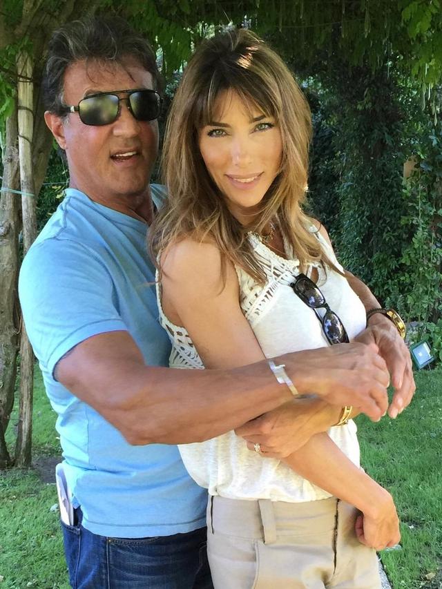 Sylvester Stallone dan Jennifer Flavin. (Foto: Instagram officialslystallone)
