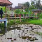 Bozem penampung air di Kelurahan Blimbing, Kota Malang, kondisinya memprihatinkan padahal bisa berfungsi mengurangi masalah banjir di Malang (Liputan6.com/Zainul Arifin)