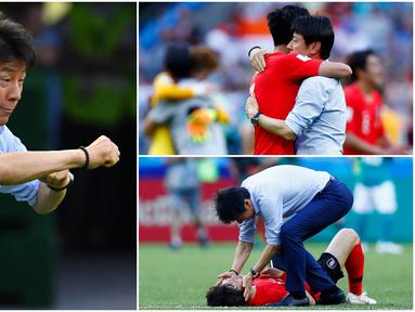 Berikut ini gaya Shin Tae-yong saat melatih Korea Selatan di Piala Dunia 2018.