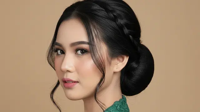 Model Rambut Cepol untuk Kondangan by gemini