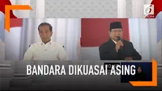 Banyaknya bandara yang dikuasai oleh asing membuat Prabowo khawatirkan serangan dari luar.