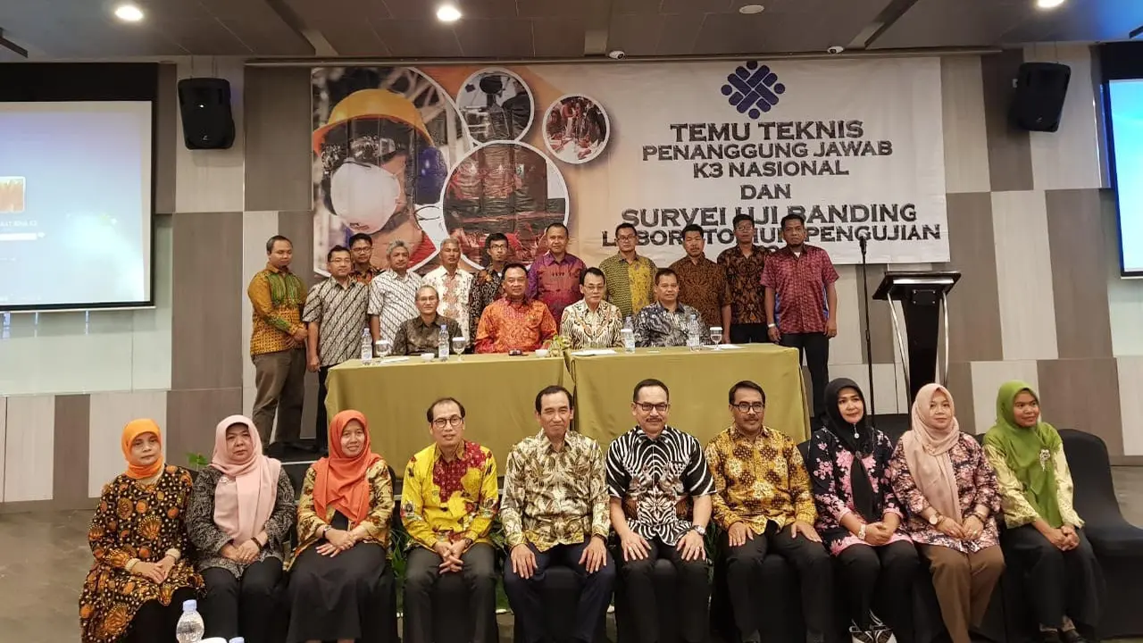 Kemnaker Gelar Uji Banding Faktor Fisika Balai K3 Seluruh Indonesia