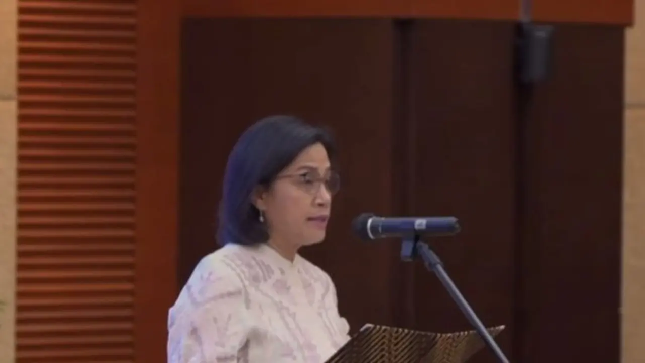 Menteri Keuangan (Menkeu) Sri Mulyani Indrawati melantik  49 Pejabat Eselon 2 dan setara di lingkungan Kementerian Keuangan. (instagram Sri Mulyani)