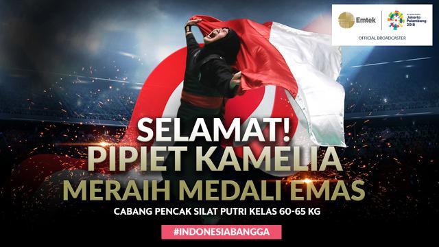 Selamat Meraih Medali Emas Pipiet Kamelia