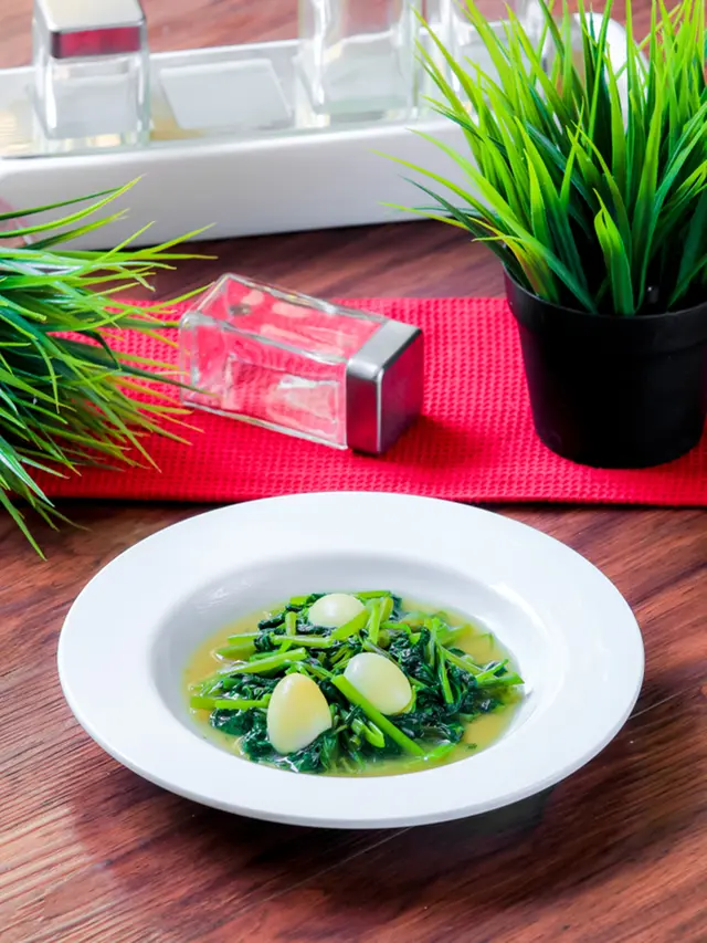 Resep tumis kangkung telur puyuh saus tiram