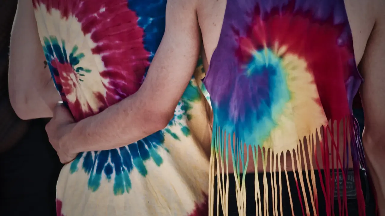 Ilustrasi Tie-dye