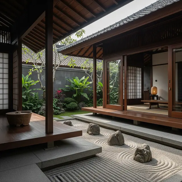 9 Desain Teras Rumah Ala Jepang, Harmonis dengan Alam