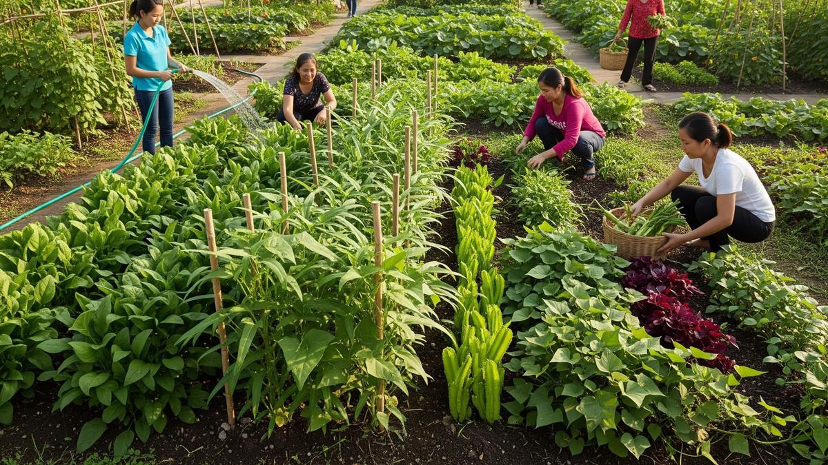 7 Inspirasi Taman Sayur Produktif untuk Komunitas Ibu Rumah Tangga, Panen Melimpah, Hemat Biaya