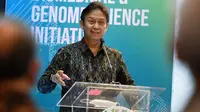 Menteri Kesehatan RI Budi Gunadi Sadikin resmi meluncurkan Biomedical &amp; Genome Science Initiative (BGSi) di Gedung Eijkman RSUPN Dr. Cipto Mangunkusumo (RSCM), Jakarta, Minggu (14/8/2022). (Dok Kementerian Kesehatan RI)