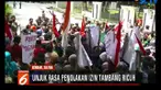 Kericuhan sempat mereda saat demonstran bertemu Kepala Dinas ESDM Provinsi. Namun, karena tidak puas dengan hasil pertemuan itu, massa mencoba menemui langsung gubernur.