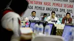 KPU bisa bernapas lega setelah melalui berbagai kendala penghitungan suara (Liputan6.com/Faizal Fanani)