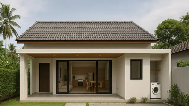 Gambar Rumah Sederhana Tapi Rapi dan Lega/via ChatGPT