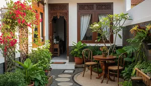 Inspirasi Halaman Rumah Tempo Dulu (Gemini AI)