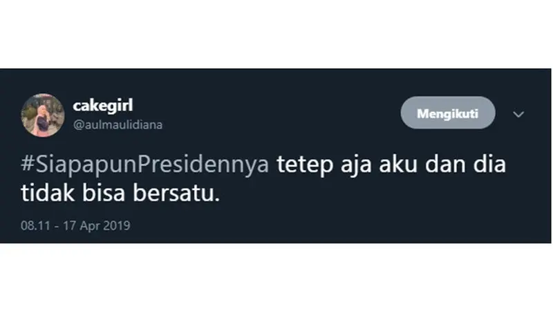 Siapapun presidennya