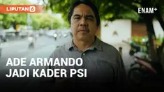ADE ARMANDO GABUNG JADI KADER PSI AKAN MAJU JADI CALEG DPR RI