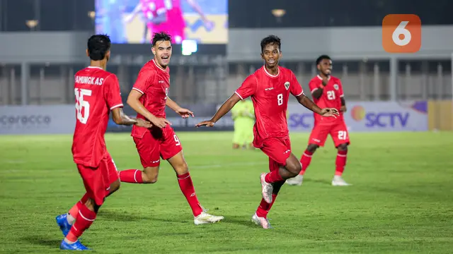 Foto: Sempat Buntu di Babak Pertama, Timnas Indonesia U-20 Pesta Gol atas Maladewa di Kualifikasi Piala Asia U-20 2025
