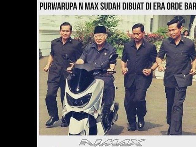 Meme Otomotif Pekan Ini Pak Harto Ngetes Nmax Otomotif Liputan6 Com