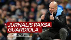 Berita video mengenai sesi konferensi pers saat Josep Guardioa berhasil dipaksa menyerah untuk mengakui kehebatan Liverpool oleh jurnalis ini.