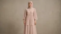 7 Model Gamis Rompi Depan Modern 2025, Bikin Penampilan Makin Modis dalam Sekejap