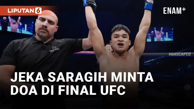 Jeka Saragih Minta Dukungan Masyarakat Indonesia di Final UFC