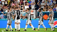 Juventus menang 3-2 atas PSG di ICC. (twitter.com/juventusfcen)