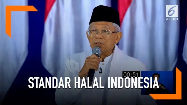 Ma'ruf Amin sebut standar halal di Indonesia jadi panutan negara-negara di dunia.