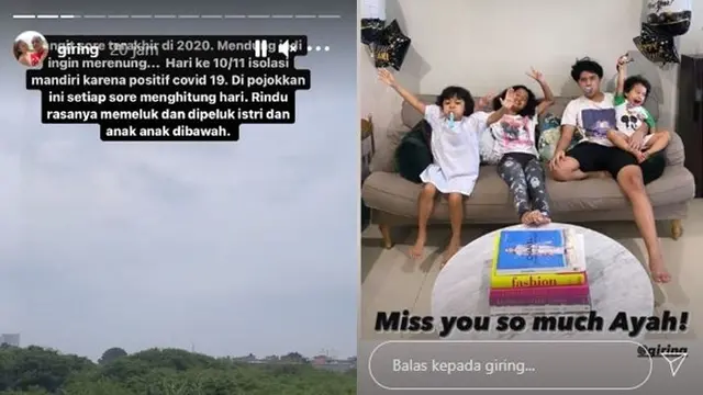 4 Fakta Giring Ganesha Positif COVID-19, Akui Rindu Kumpul Keluarga