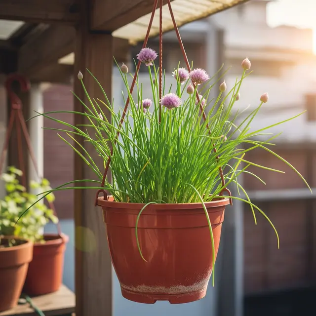 Tanaman Herbal Gantung untuk Rumah Kecil (Image by Gemini AI)