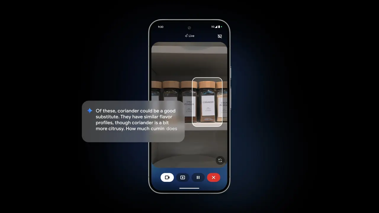 Gemini AI di perangkat Android. Kredit: Google