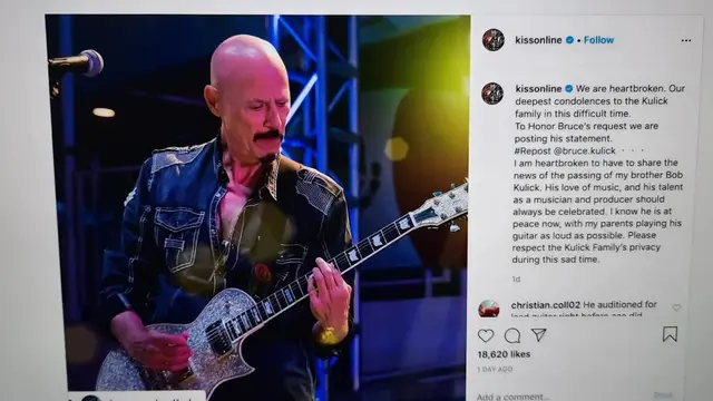 Unggahan Kiss Band. (Foto: Instagram @kissonline)