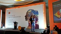 CEO dan founder Xiaomi, Lei Jun di acara kunjungannya ke Indonesia, Rabu (27/9/2017). (Liputan6.com/Agustinus M Damar)