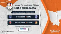 Jadwal Semifinal Liga 3 DKI Jakarta Sabtu, 18 Desember 2021