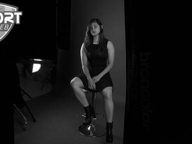 Dewi Putri Sungging, Pebasket Sahabat Semarang sejak tahun 2016. (Bola.com/Nickas Hanoatubun)