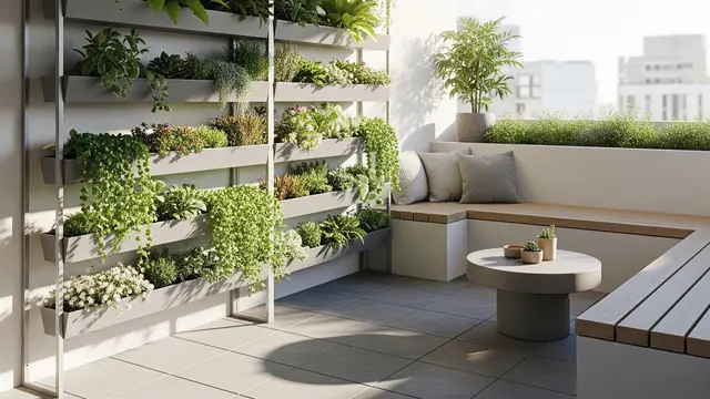 Teras Mini Modern untuk Santai di Hunian Perkotaan (Image by Gemini AI)