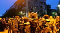 Rusuh Pecah Menentang Penggusuran di Jerman, 123 Polisi Terluka 