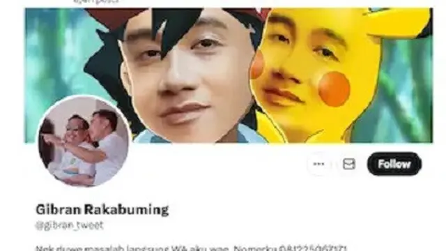 5 Foto Profil Medsos Gibran Rakabuming yang Selalu Unik, Akui Ingin Tampil Beda