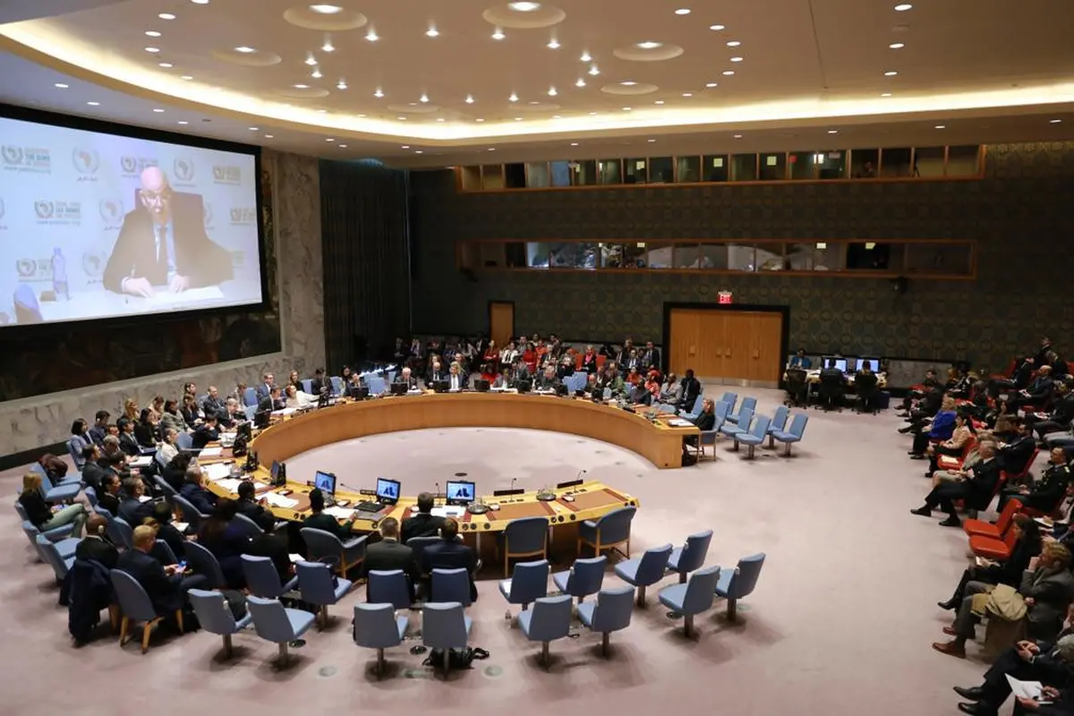 Sidang Briefing Dewan Keamanan PBB (DK PBB) mengenai Anak-anak dalam Konflik Bersenjata (Security Council Briefing on Children in Armed Conflict) di Markas Besar PBB di New York, Rabu, 12 Februari 2020.