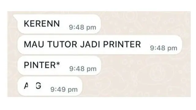 8 Chat Typo Karena Auto-Correct Ini Kocak, Bikin Salah Paham