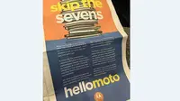 Lenovo meluncurkan sebuah kampanye iklan bertajuk "Skip the Sevens", agar konsumen tidak membeli iPhone 7 dan Samsung Galaxy S7 (Foto: The Verge)
