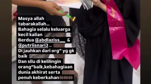 Putri Isnari Dapat Hadiah Uang Tunai Ratusan Dolar di Momen Ulang Tahun. (instagram story/putriisnari3)