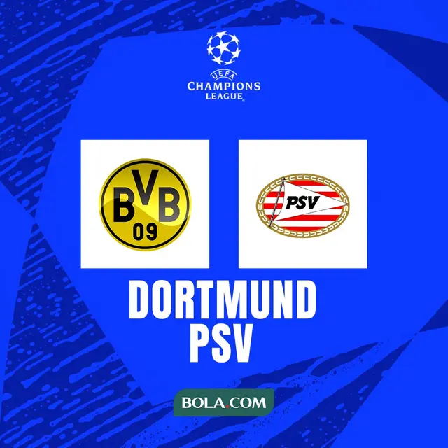 Liga Champions - Dortmund Vs PSV