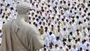 Misa inaugurasi Paus Leo XIV menjadi momen bersejarah yang dinanti umat Katolik di seluruh dunia. (Isabella BONOTTO/AFP)