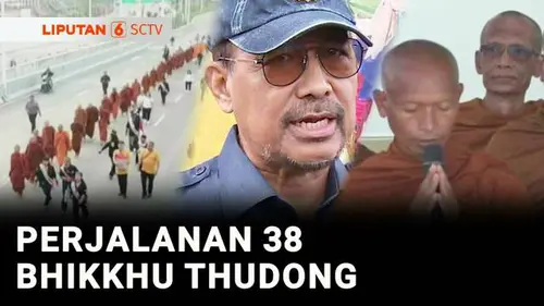 VIDEO: Jelang Waisak, 38 Bhikkhu Thudong dari Thailand Disambut Doa Bersama di Si Mian Fo PIK