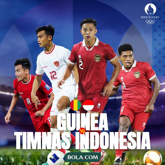 Play-off Olimpide 2024 - Guinea Vs Timnas Indonesia U-23 - Witan Sulaeman, Pratama Arhan, Rio Fahmi, Jeam Kelly Sroyer