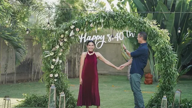 Momen Ulang Tahun ke-40 Happy Salma, Mewah dan Ada Tari Kecak