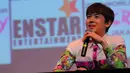 2PM saat menggelar konferensi pers  di salah satu mall di kawasan Kuningan Jakarta Selatan, Jum'at, (27/3/2015). 2PM akan menghibur fansnya di Indonesia pada  28 Maret 2015 di Istora Senayan, Jakarta (Liputan6.com/Faisal R Syam)