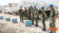 Tim ECU Mengecek Lingkungan Markas TNI di Haiti