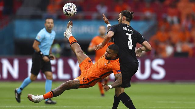 Foto Piala Eropa: Bungkam Austria, Timnas Belanda Melangkah ke Babak 16 Besar Euro 2020