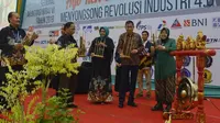 Menteri ESDM Ignasius Jonan menjadi Pembicara Kunci pada acara Konferensi Regional Akutansi VI Tahun 2019 di kampus Stiesia Surabaya, Rabu (24/4/2019).